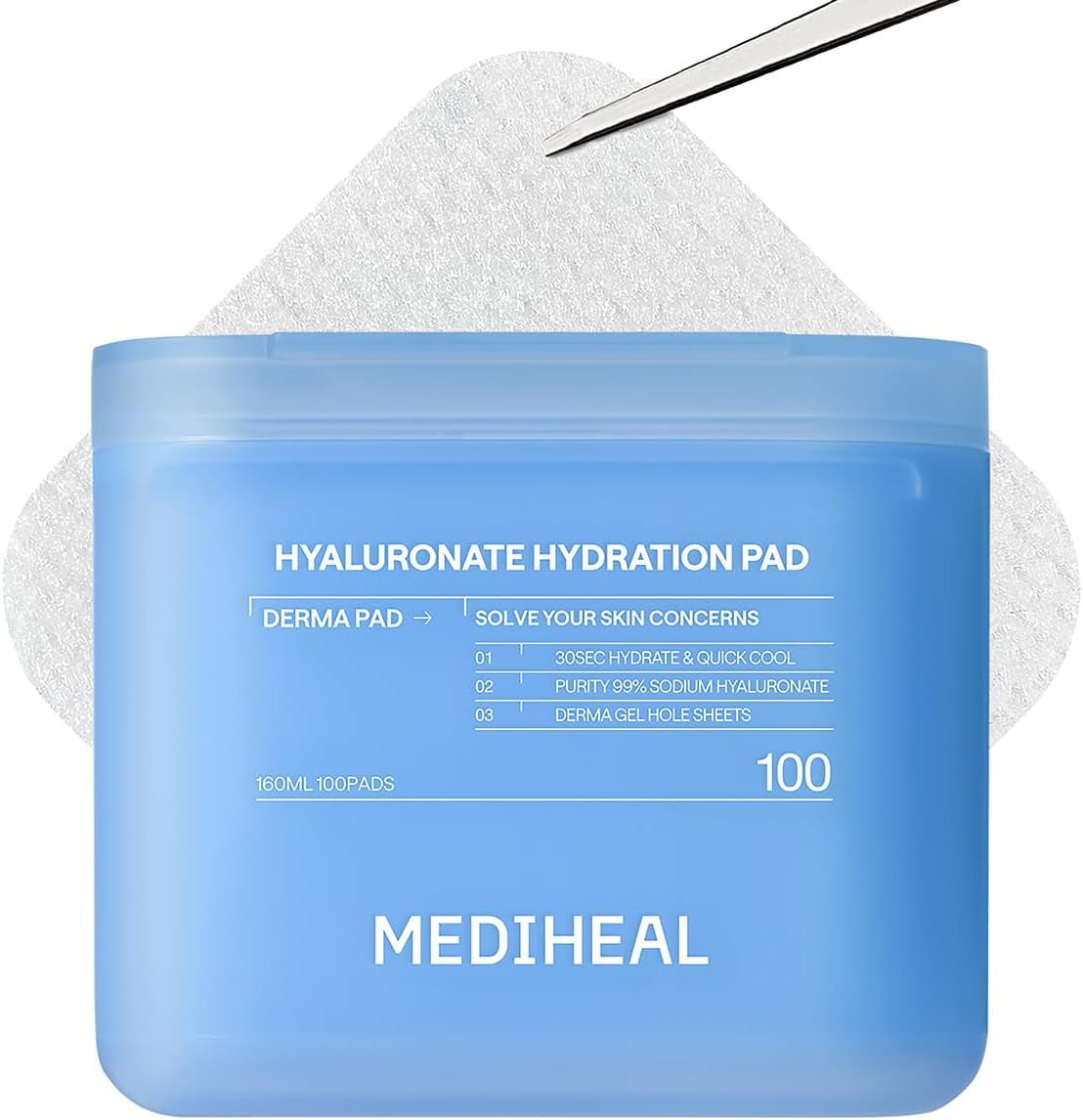 Toner Pads 100 Count - Madecassoside Blemish Care Toner Pad with Centella Asiatica - Improves Uneven Skin Tone & Deep Hydration - Vegan Hypoallergenic Face Gauze, Korean Skin Care