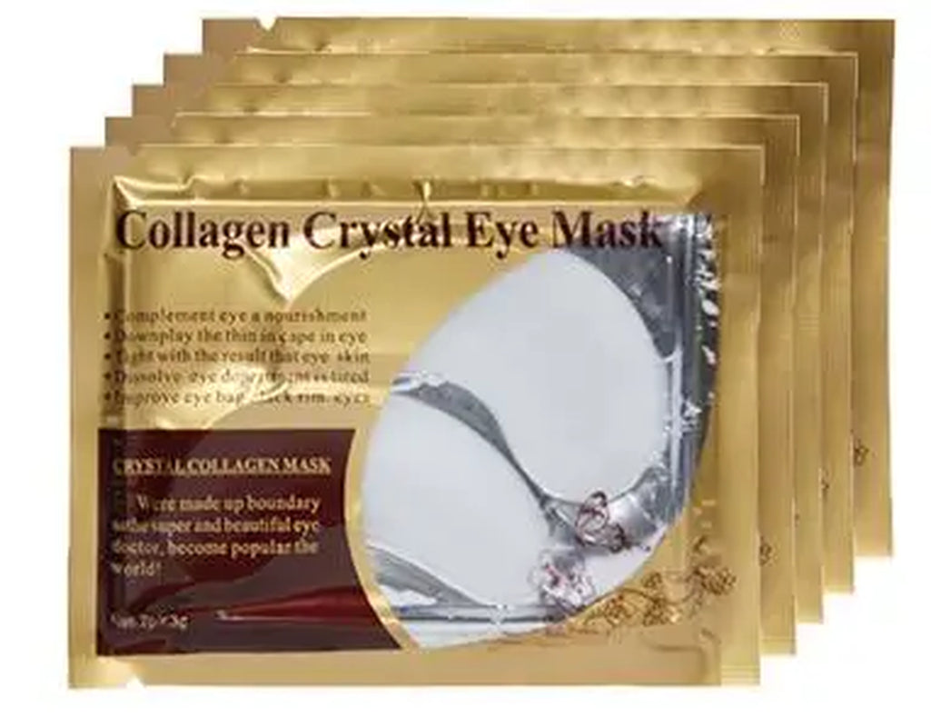 10Pairs Gold Collagen Crystal Eye Mask Skincare Eye Patches Firming Moisturizing Nourishing Eye Skin Care Products