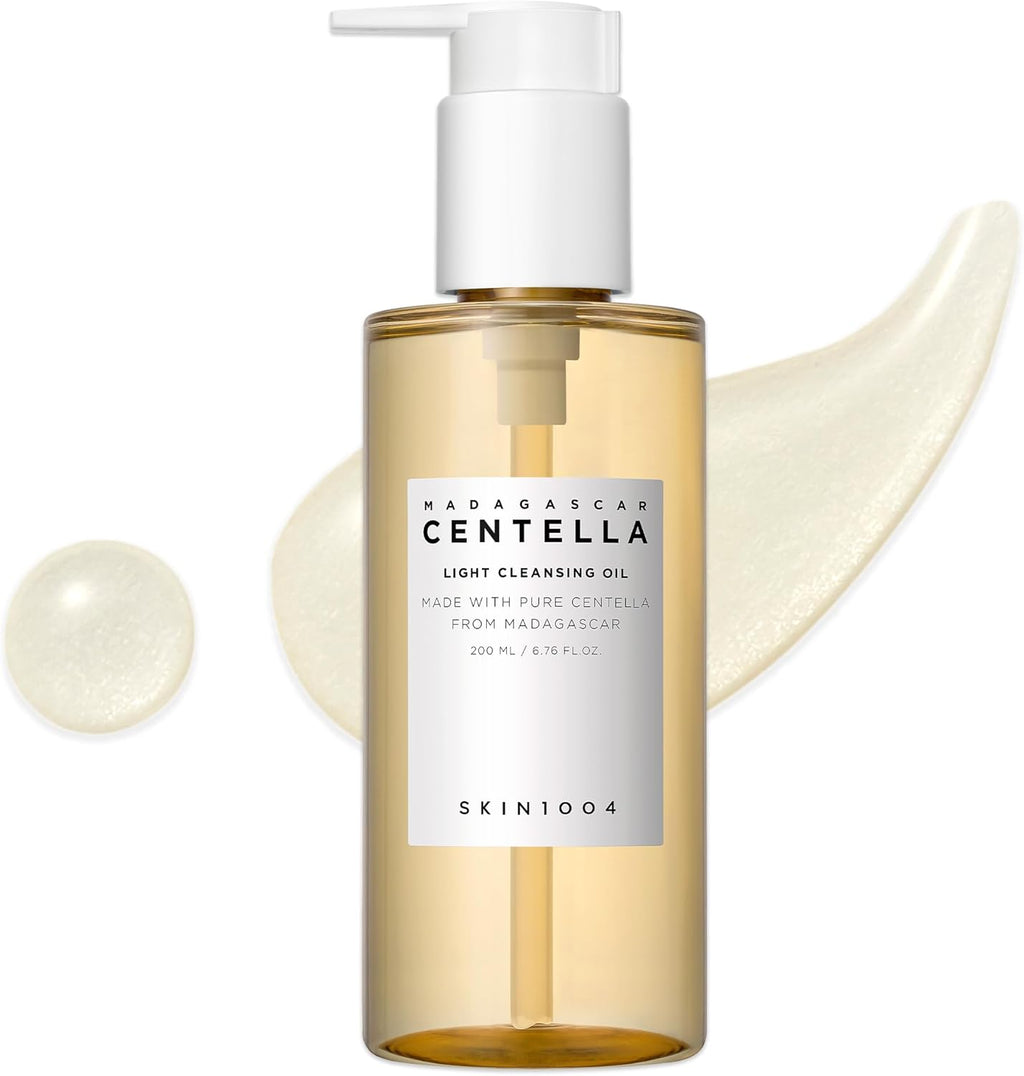 Centella Cleansing Oil from Madagascar, 200Ml, Oil Celanser & Makeup Remover with Centella Asiatica, Hydrating & Gentle Face Cleanser, Lightweight, Improves Skin Cleanliness & Softness, Korean Skincare