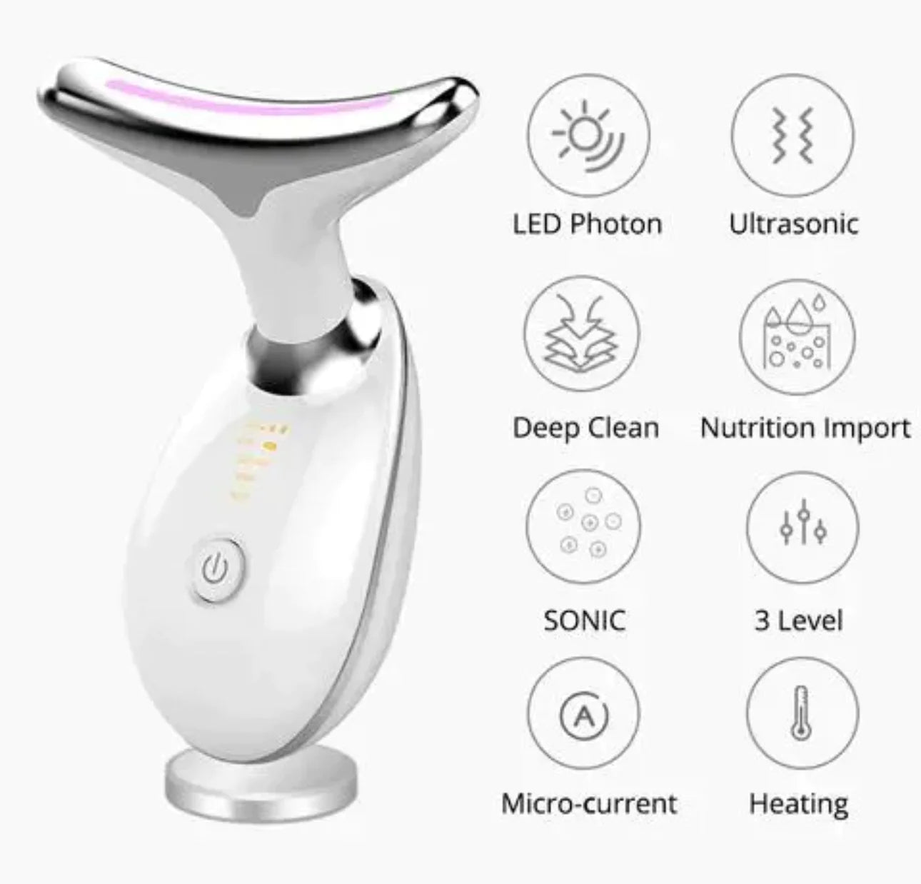 LED Neck Beauty Device anti Wrinkles Device China Warehouse Tracking