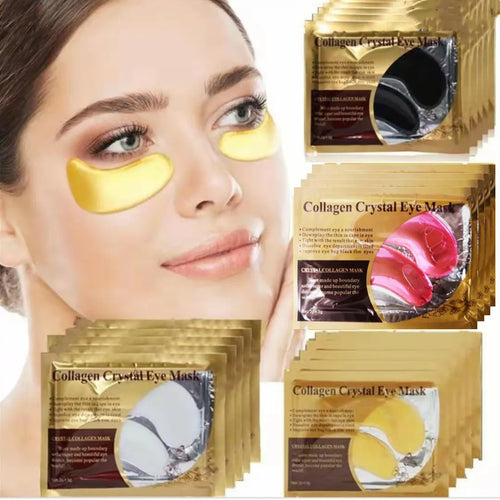 10Pairs Gold Collagen Crystal Eye Mask Skincare Eye Patches Firming Moisturizing Nourishing Eye Skin Care Products