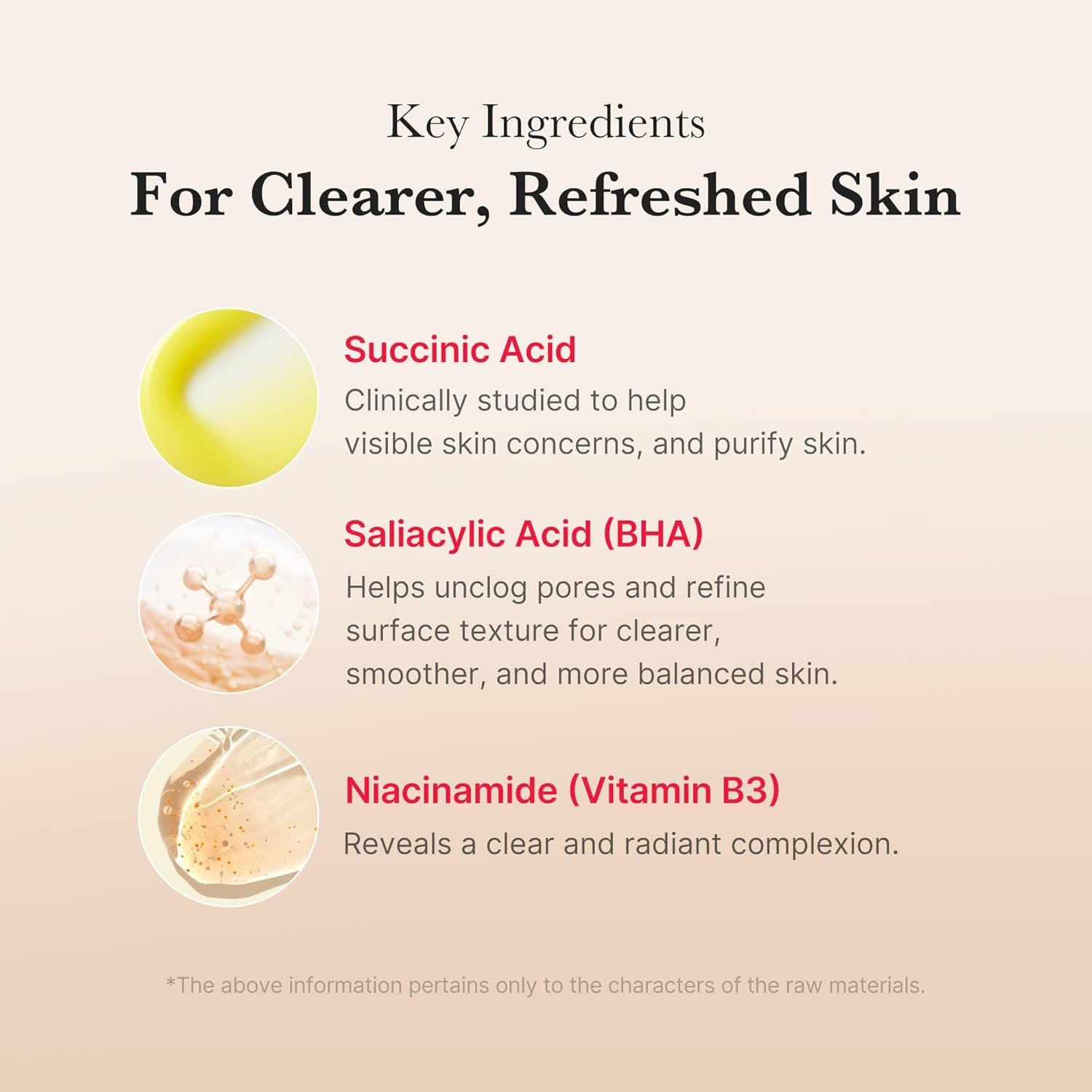 Red Succinic Acid Panthenol Facial Peeling Pads