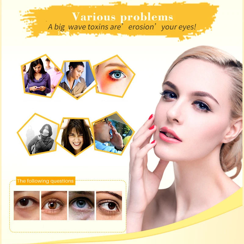 10Pairs Gold Collagen Crystal Eye Mask Skincare Eye Patches Firming Moisturizing Nourishing Eye Skin Care Products