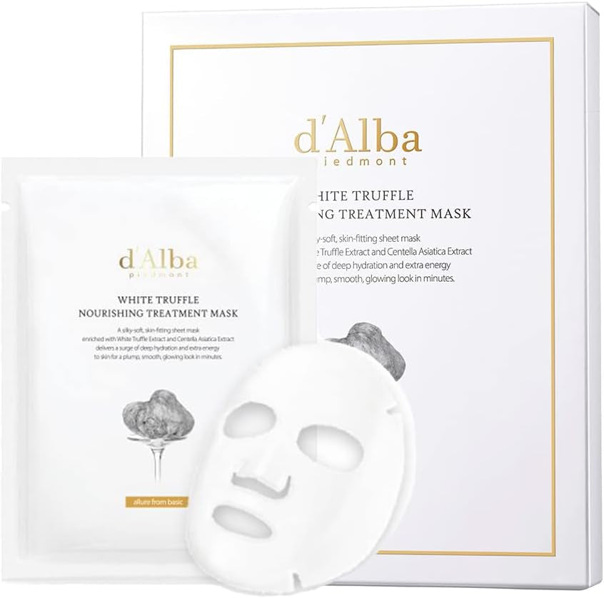 D’Alba Italian White Truffle Nourishing Treatment Mask 5Pcs (25Ml*5Packs)