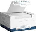 Clean Towels | Worlds 1ST Biodegradable Face Towel | Disposable Makeup Removing Wipes | Dermatology Tested & Approved | Vegan & Cruelty Free | Super Soft for Sensitive Skin | Dry Towelettes (Pack of 1 (25CT))