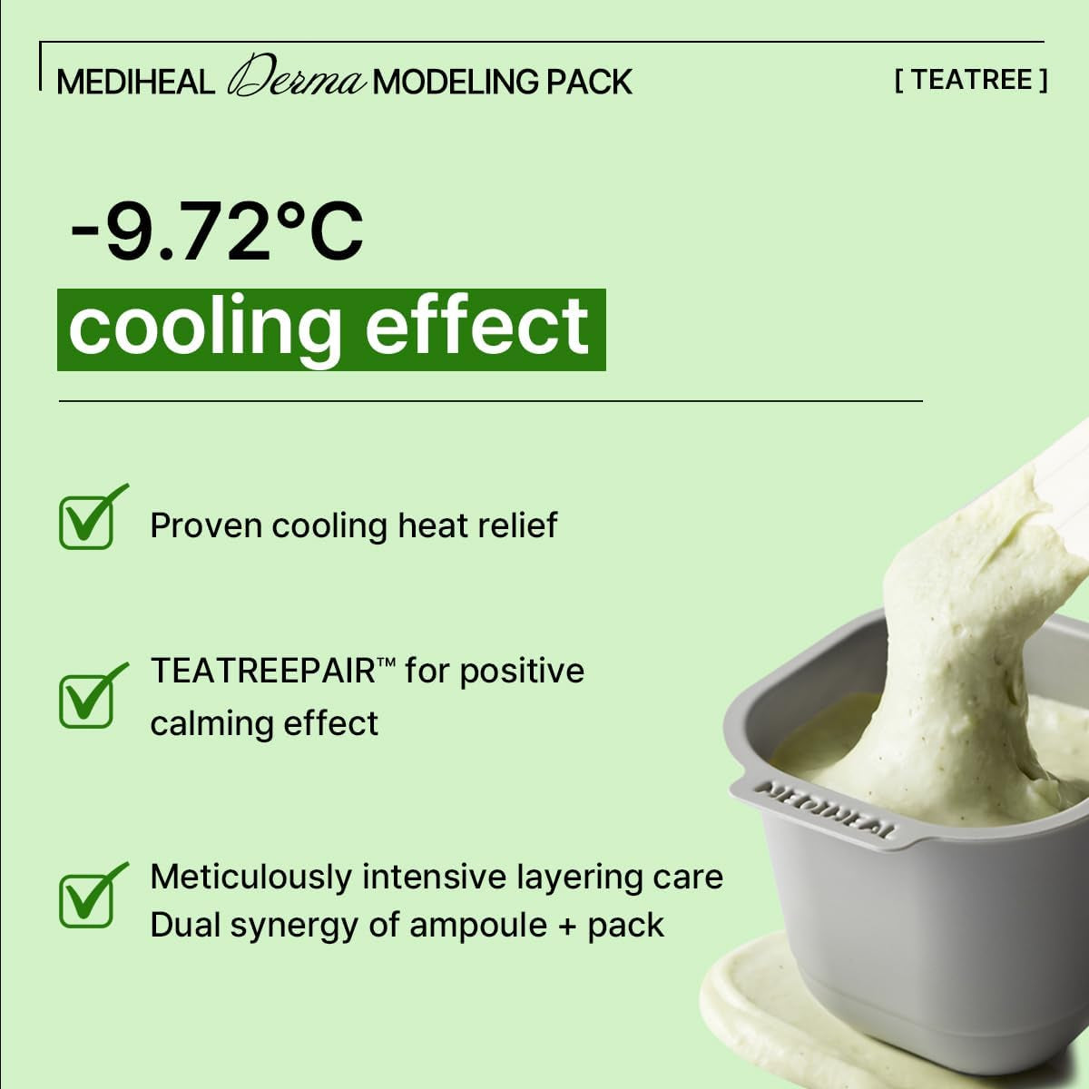 MEDIHEAL Derma Modeling Pack Teatree*2