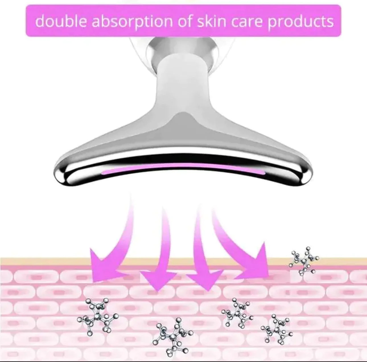 LED Neck Beauty Device anti Wrinkles Device China Warehouse Tracking